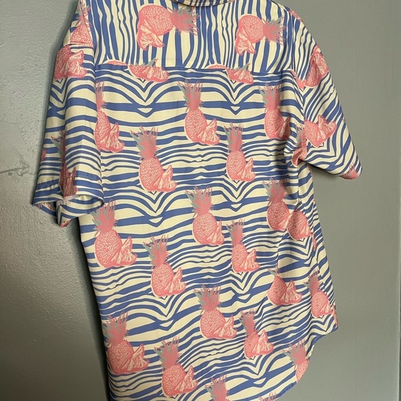 Tropical bros SUPER STRETCH - PURE PINEAPPLE HAWAIIAN SHIRT - Picture 7 of 7